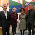 Univ.-Prof. Dr. Christian Grafl, Primaria Dr. Adelheid Kastner, Oberstaatsanwältin Brigitte Loderbauer und Diözesanbischof Dr. Manfred Scheuer