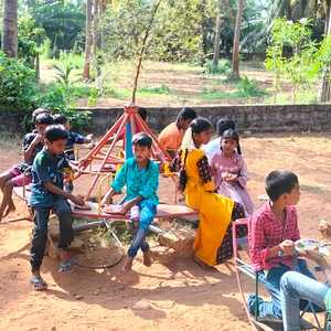 Mahlzeit am Spielplatz