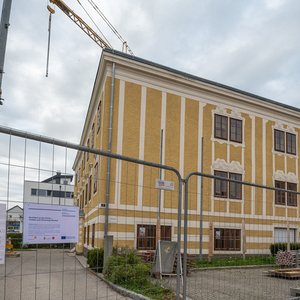 Sanierungsarbeiten Pfarrhof Kirchdorf an der Krems haben begonnen
