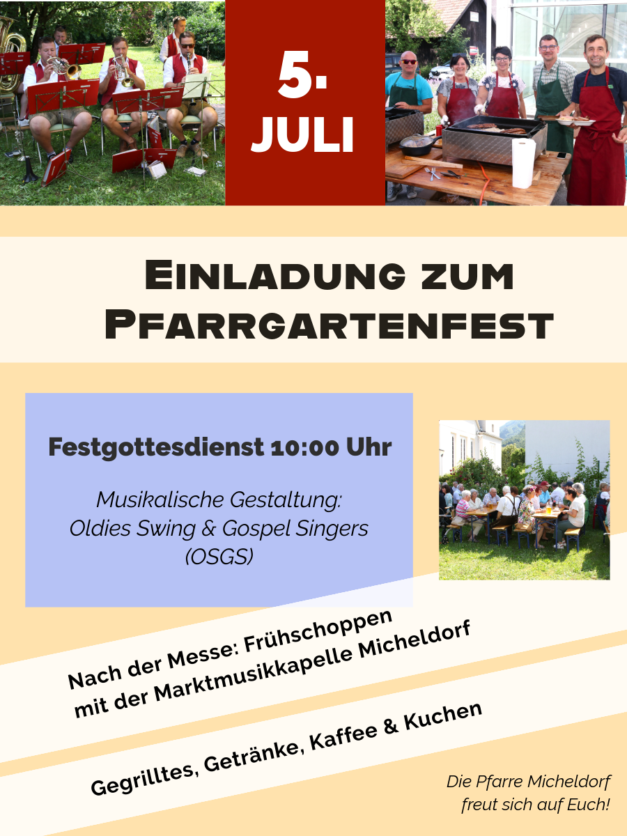 Pfarrgartenfest 2026 / Pfarre Micheldorf