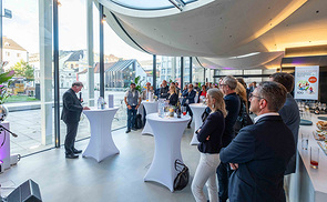 Medienempfang mit Bischof Scheuer