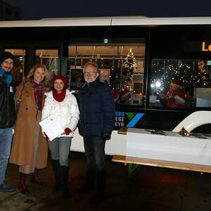 Stephan Pascher, Elisabeth Kohlgruber, Erika Schober und Vizebürgermeister Michael Schodermayr 
