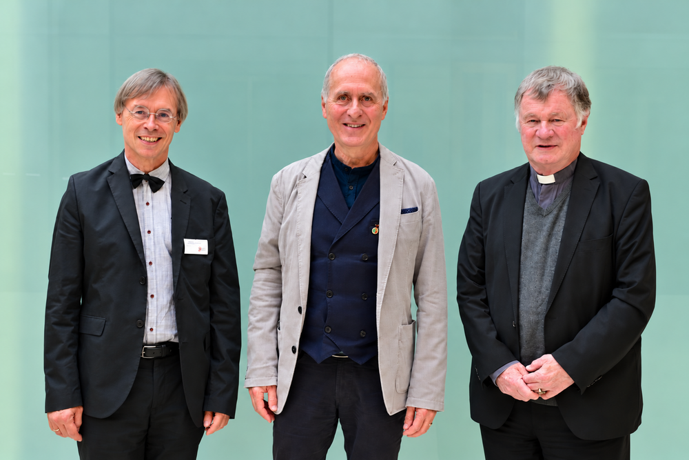 B. Steiner, M. Schlagnitweit, Bischof Manfred / KMB-Mastalier B. Steiner, M. Schlagnitweit, Bischof Manfred