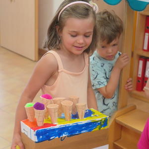 Eissalon im Kindergarten