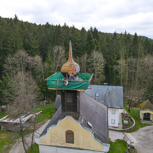 Renovierung Turm Bründlkirche