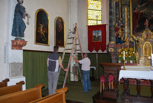 Innenrenovierung der Kirche 2011