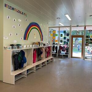 Garderobe / Jausenplatz / Wickelbereich