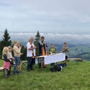 Bergmesse auf der Grünburgerhütte
