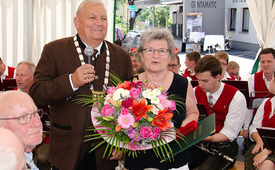 Marktfest Kopfing 2019 - Ehrungen Waltraud Mayrhuber