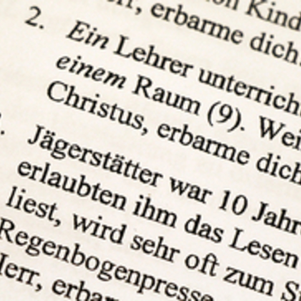 Auszug aus dem Predigttext