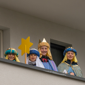 Die Sternsinger*innen waren in der Pfarre Kirchdorf an der Krems unterwegs