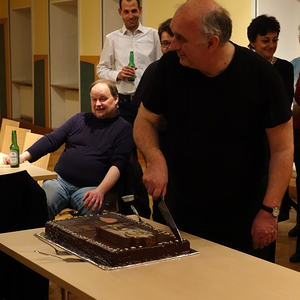 Da schneidet man an...