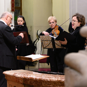 Kinga Krommer (Traversflöte), Petra Samhaber-Eckhart (Violine) und Martina Daxböck (Sopran)