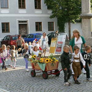 Erntedankfest mit Pfarrfoto