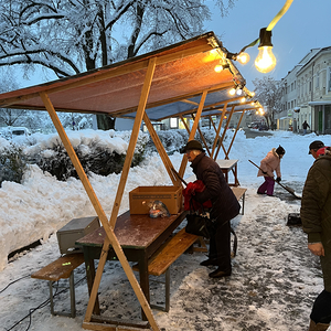 Adventfeier mit Genuss-standln in St. Quirinus