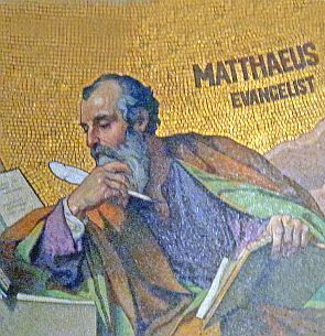                      Mosaik Evanglist Matthäus, Berlin, Mariendom          