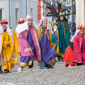 Sternsinger unterwegs in Kirchdorf an der Krems