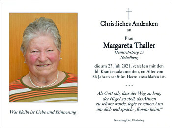 Margareta Thaller