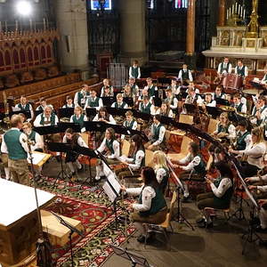 Kurz vor dem Konzert...