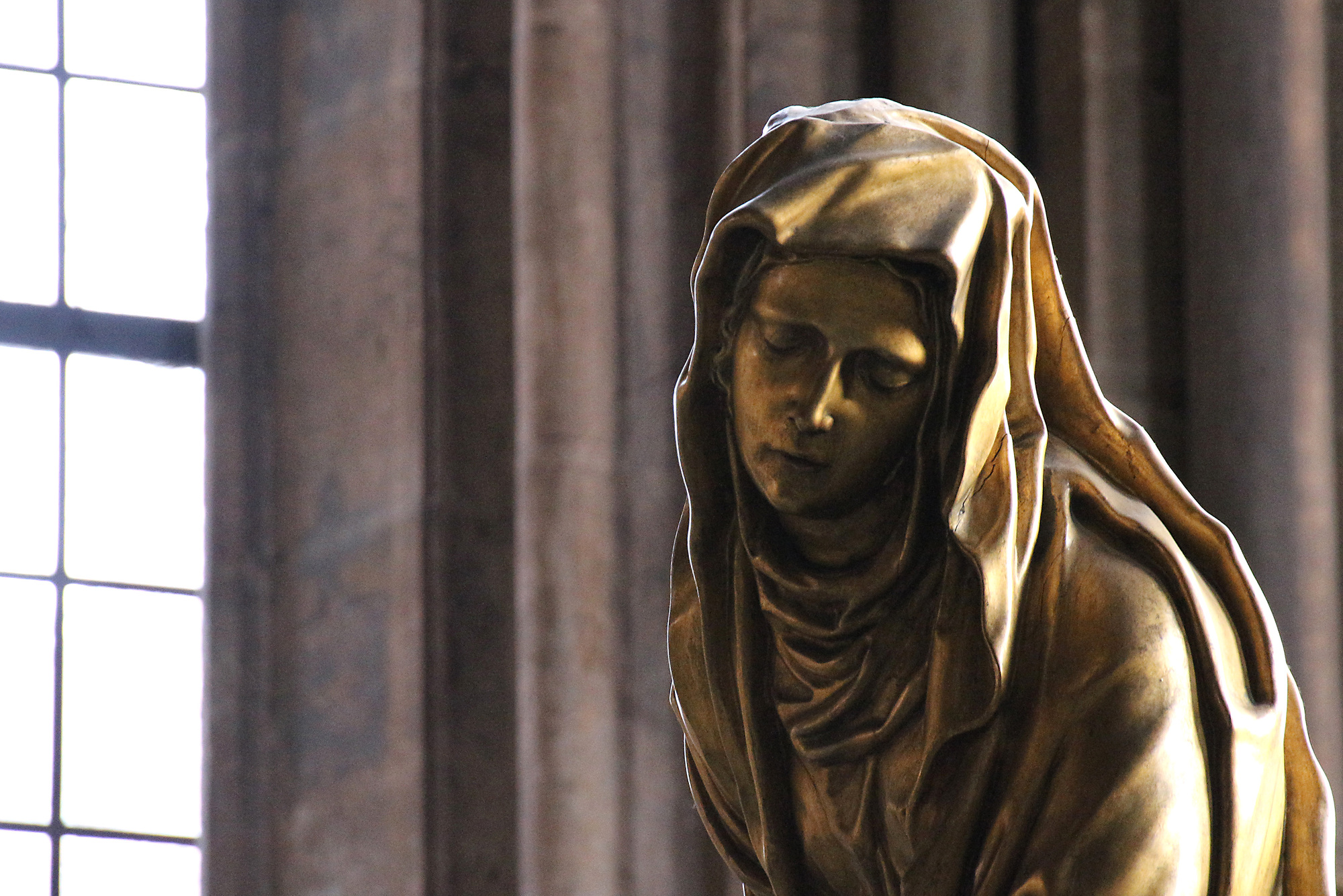 Foto: Peter Weidemann, Pfarrbriefservice.de - Bamberger Dom, Westchor, Figur der Kreuzigungsgruppe