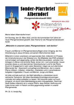 Pfarrgemeinderatswahl 2022