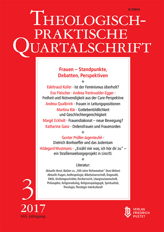 Theologisch-Praktische Quartalschrift, Cover der Ausgabe 3/2017 / © KU Linz Theologisch-Praktische Quartalschrift, Cover der Ausgabe 3/2017