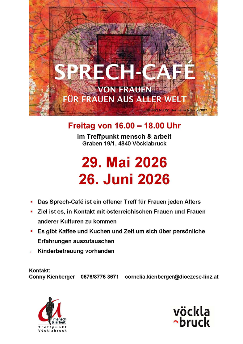 Plakat Sprechcafé