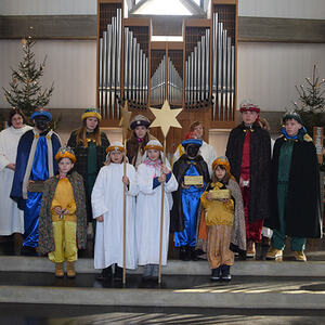 Famiiengottesdienst mit den Sternsingern, 6. Jänner 2017