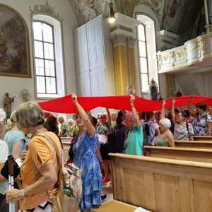 Segen in der Pfarrkirche Ridnaun