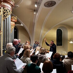 Der Kirchenchor Naarn umrahmte das Fest musikalisch