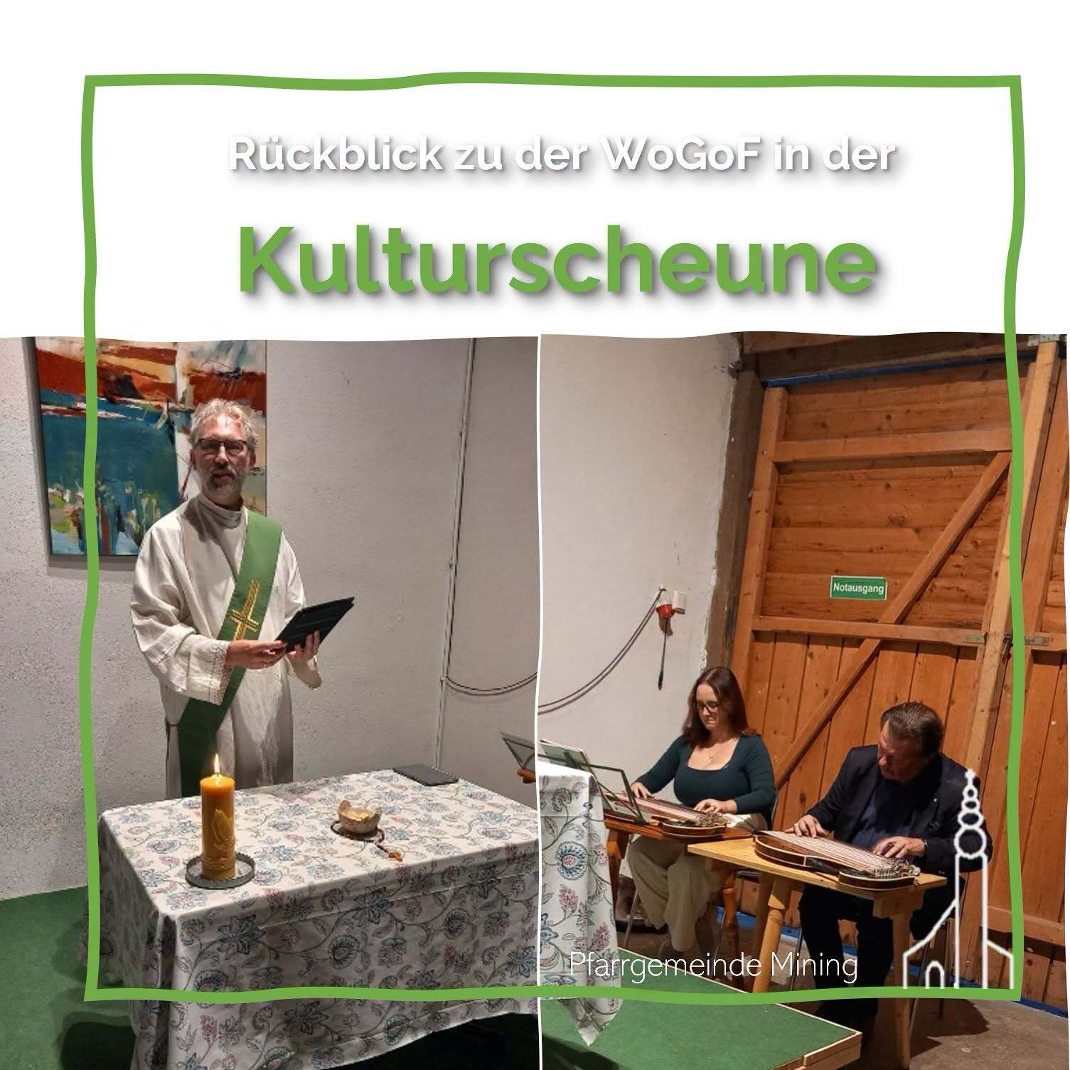 Wortgottesfeier in der Kulturscheune Mamling