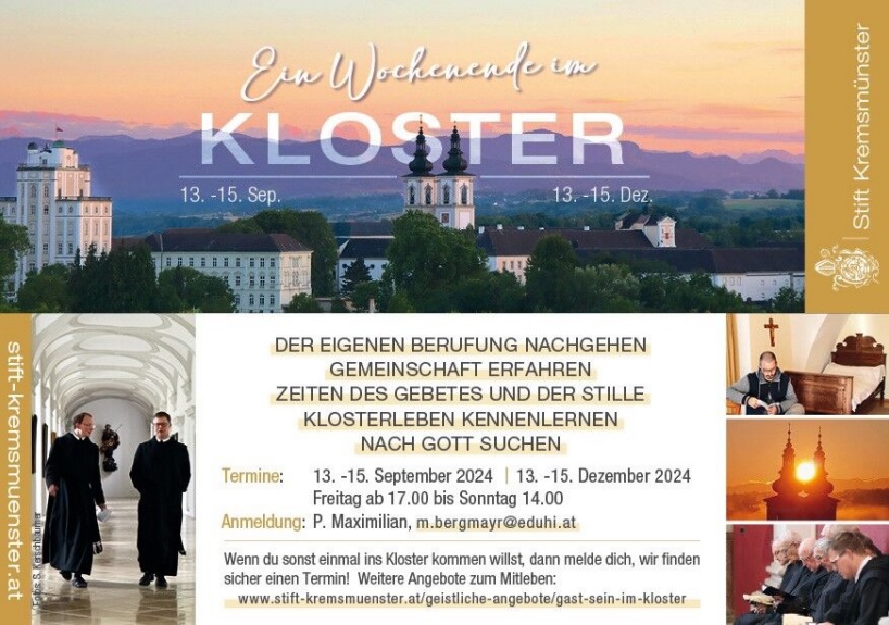 Ein Wochenende im Kloster / Stift Kremsmünster