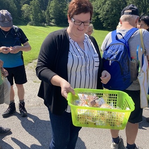 Empfang an der Pfarrgrenze St. Roman