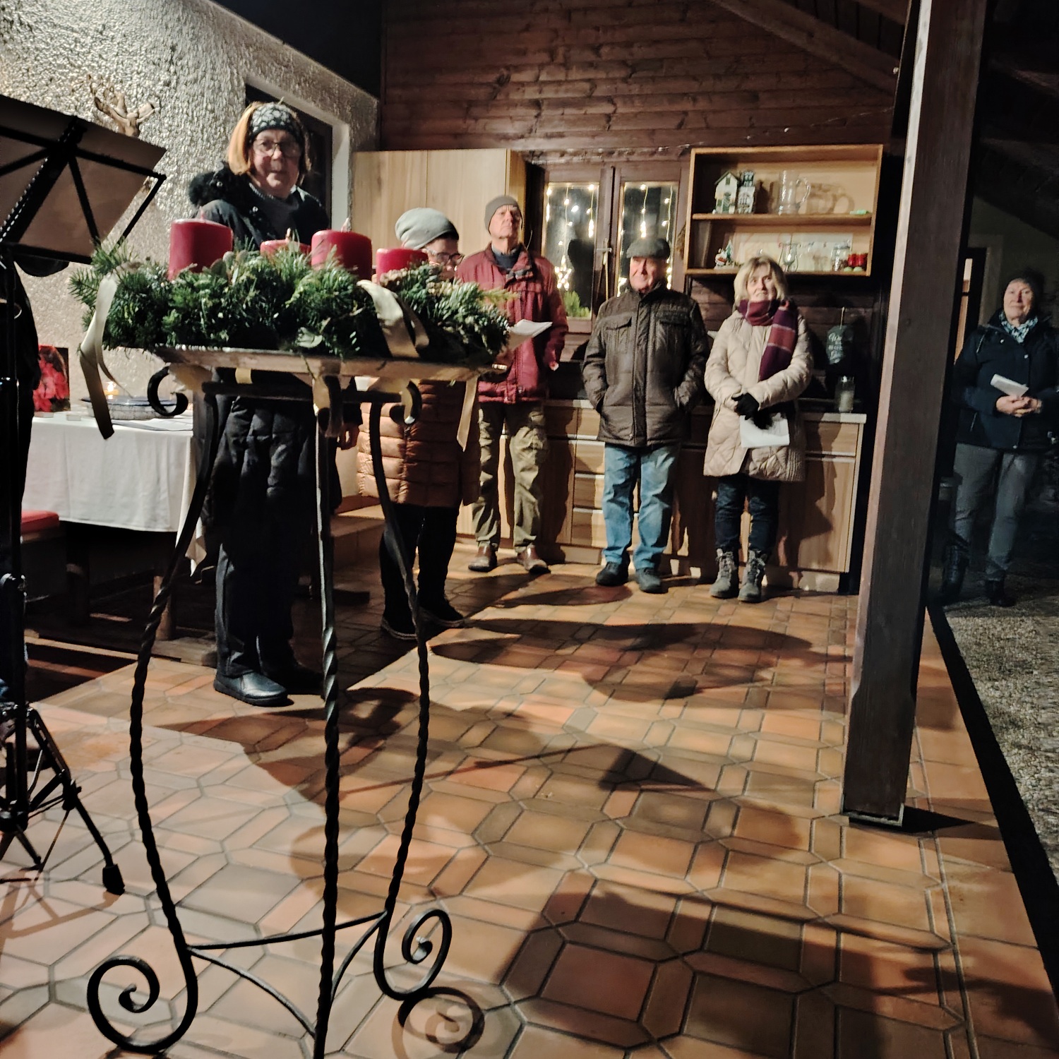 Lebendiger Adventkranz 2025