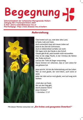 Begegnung Ostern 2024