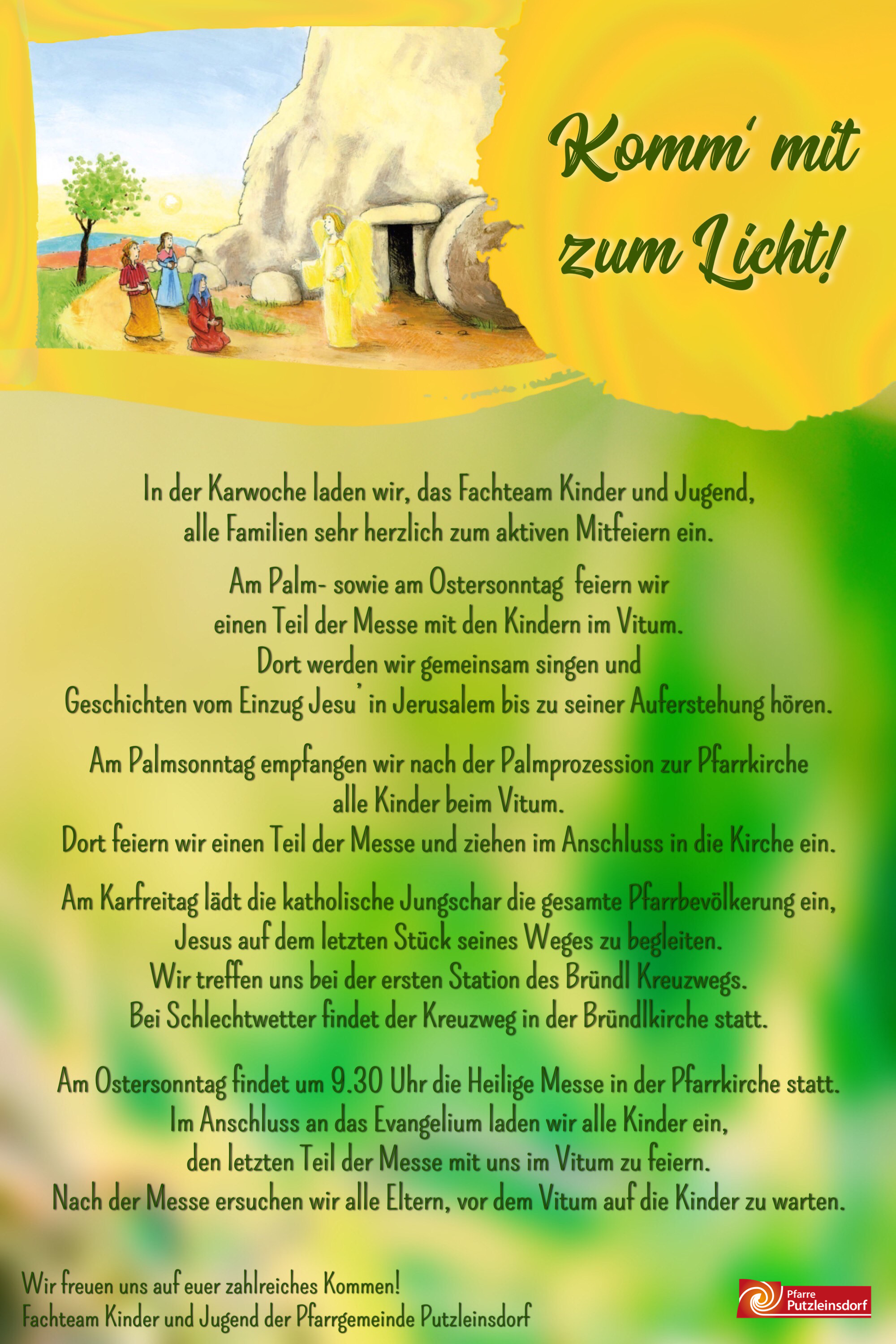 Flyer Ostern für Kinder