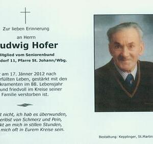 gestorben am 17. Januar 2012