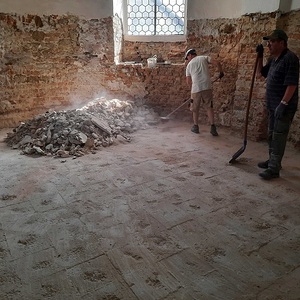 Rote Heuschrecke hilft