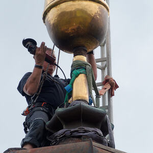 Außenrenovierung der Wallfahrtskirche Hilkering 2016