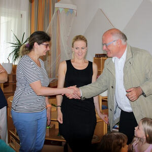 Abschied von Pfr. Wimmer im Kindergarten