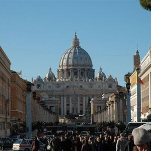 Rom - Christbaum für Papst