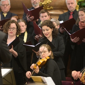 Martina Daxböck, Martha Hirschmann, Chor des Konservatoriums für Kirchenmusik der Diözese Linz und Barockensemble Linz unter der Leitung von Wolfgang Kreuzhuber