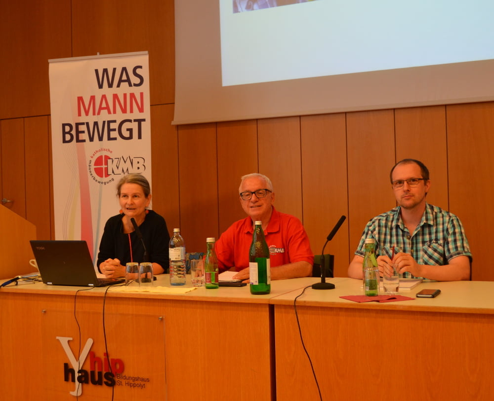 Podium am Freitag (vlnr): Andrea Reitinger, Helmut Dachs, Marco Fegerl