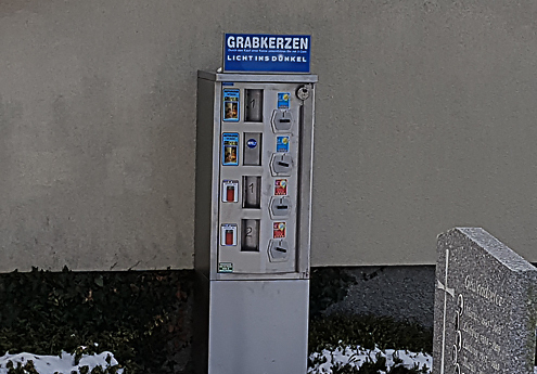 Kerzenautomat Friedhof Kopfing
