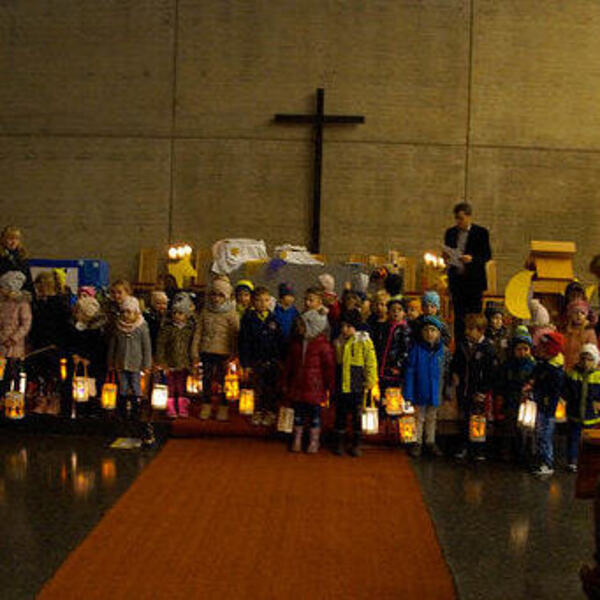 Martinsfest mit dem Kindergarten