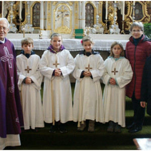 Ministrantenmesse mit Ministrantenaufnahme