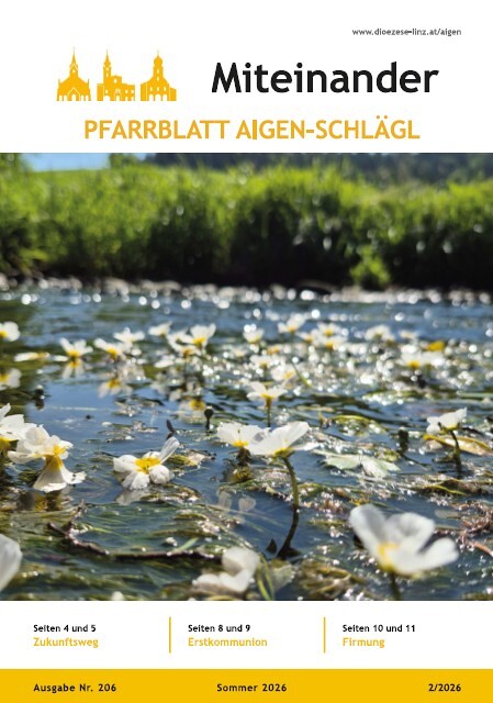 Pfarrblatt Titelseite