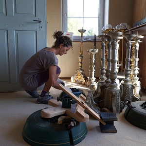 Kerzenleuchter reinigen