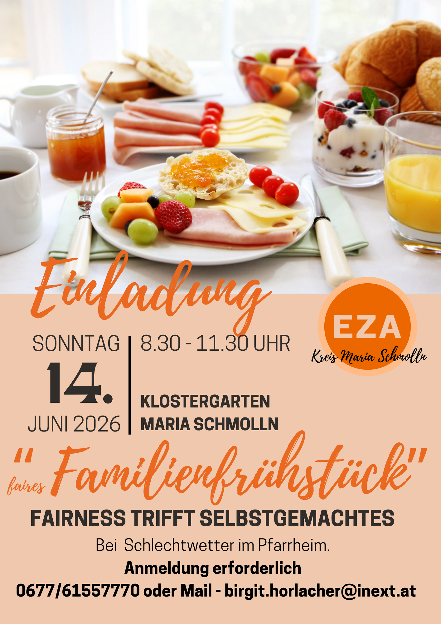 Frühstück für den guten Zweck