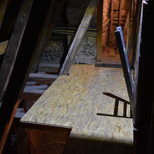 neue Gehplatten, eine Etage höher